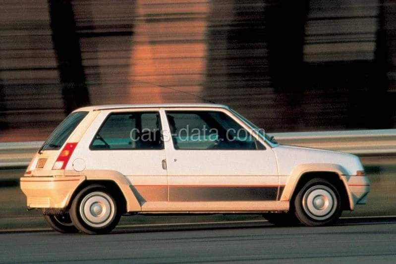 Renault 5 GT Turbo 1985 front view