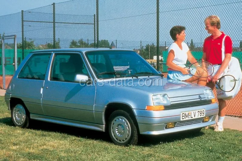 Renault 5 Campus 1987 front view