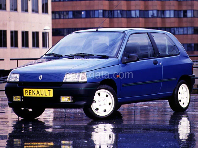 Renault Clio S 1.4 1991 front view
