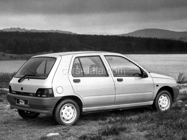 Renault Clio Baccara 1.4 1991 front view