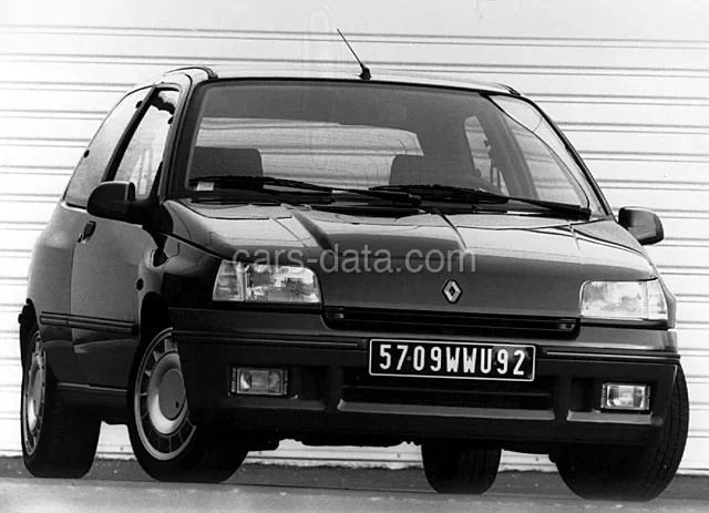 Renault Clio 16V 1991 front view