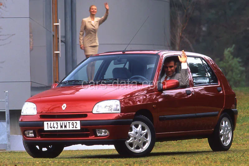 Renault Clio Oasis 1.2 1996 front view