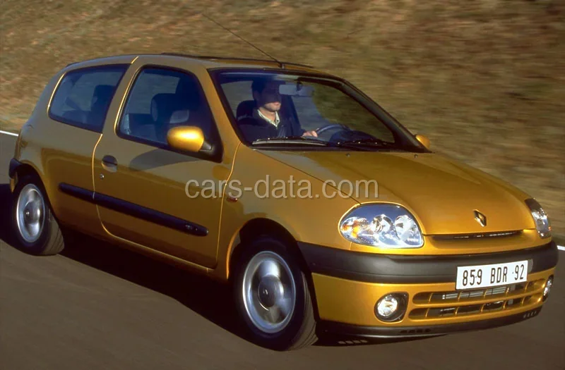 Renault Clio 16V 1999 front view