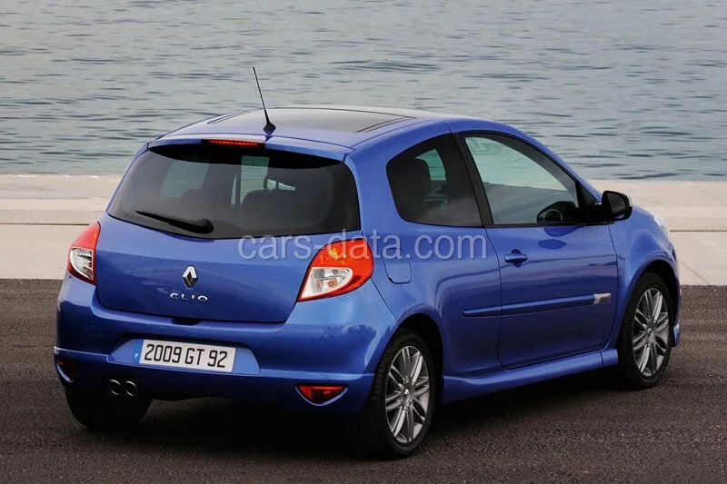 Renault Clio 1.6 16V 128 GT 2009 front view