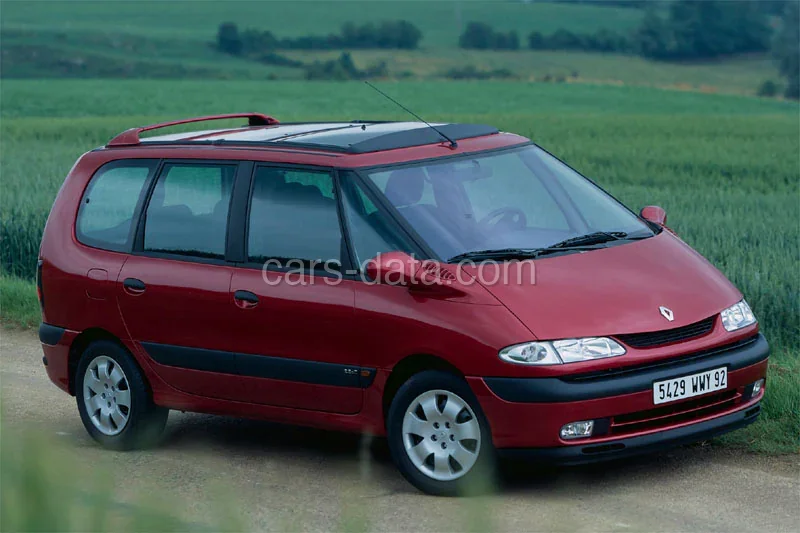 Renault Espace 1.9 dTi Authentique 2000 front view