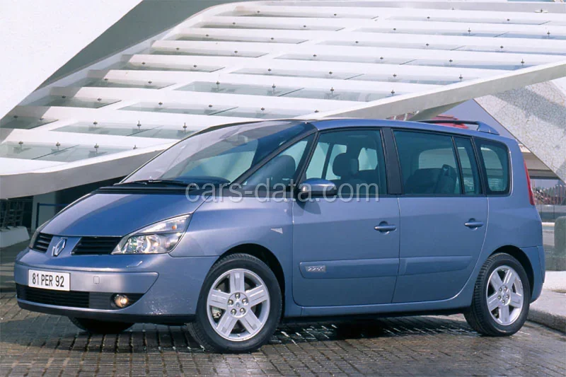 Renault Espace 2.0 16V Authentique 2002 front view