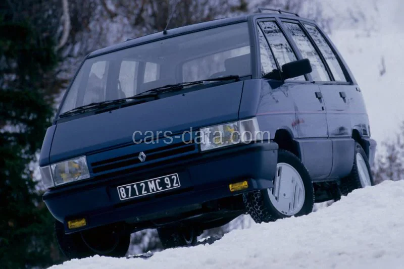 Renault Espace 2000-1 Quadra 1989 front view