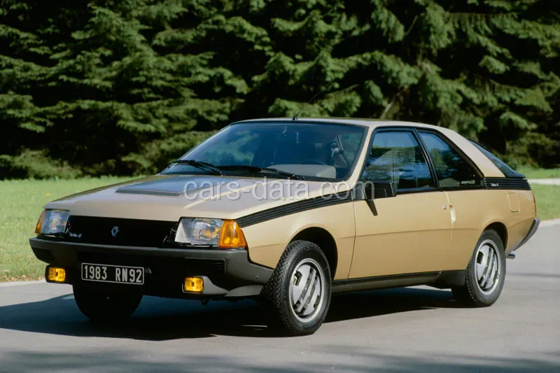 Renault Fuego GTX 1980 front view