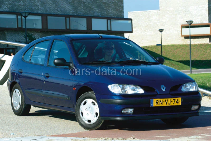 Renault Mégane RT 1.6e 1996 front view