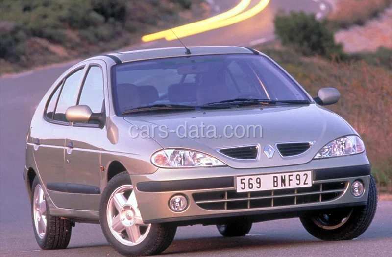 Renault Mégane 1.9 dTi 80hp Expression 2000 front view
