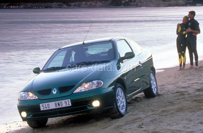 Renault Mégane Coupé 1.9 dCi Expression 2000 front view