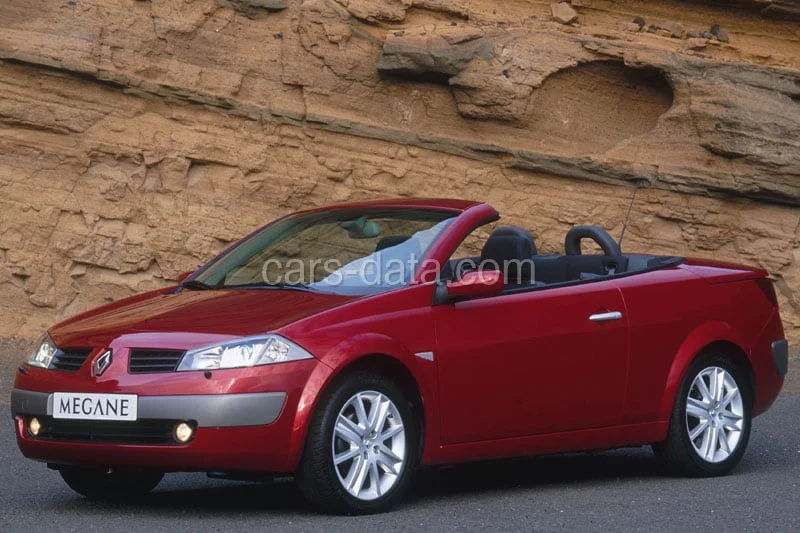 Renault Mégane C-C 2.0 16V T 165 Dynamique Comf. 2004 front view