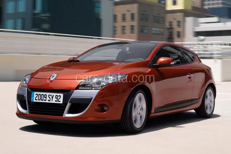 Renault Mégane Coupé dCi 90 Expression 2009 front view