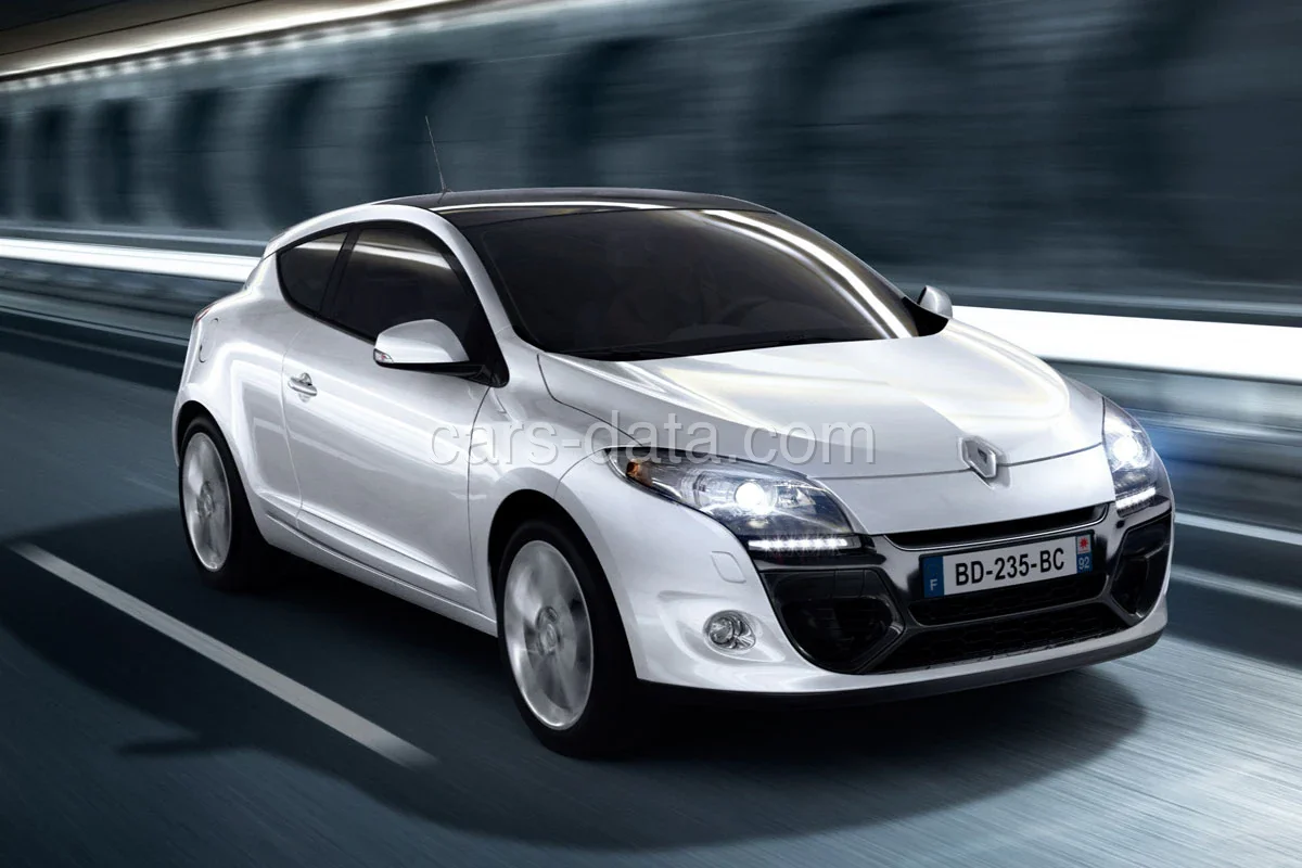Renault Mégane Coupé dCi 110 Expression 2012 front view