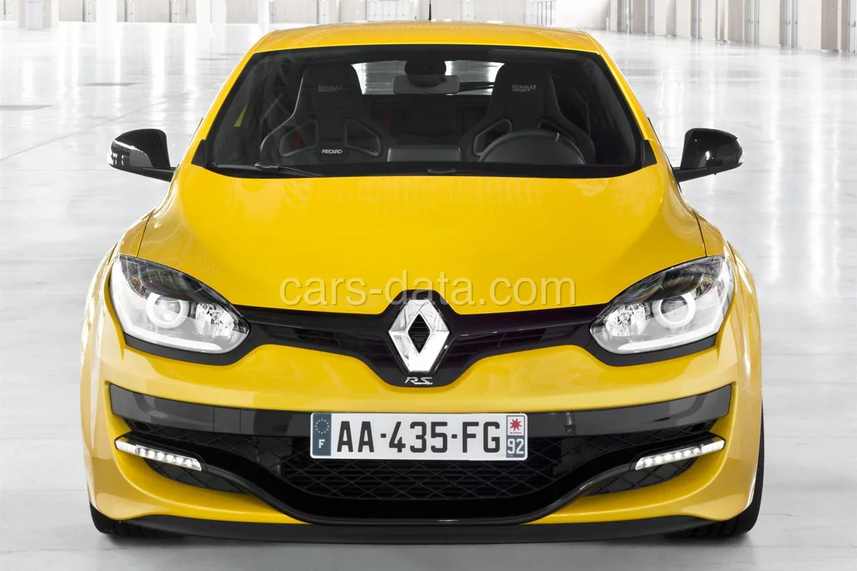 Renault Mégane Coupé 2.0 16V Turbo 265 RS 2013 front view