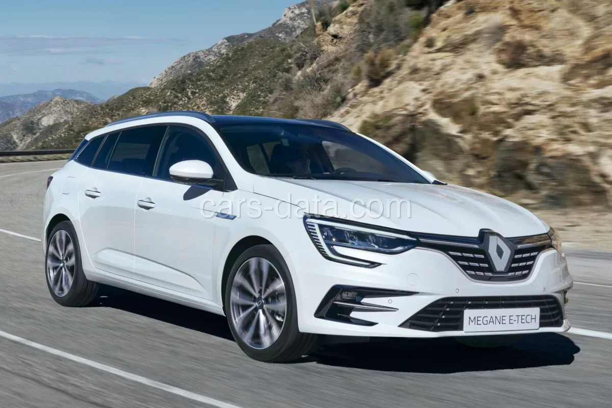 Renault Mégane Estate Plug-in Hybrid 160 E-Tech Engineered 2022 front view