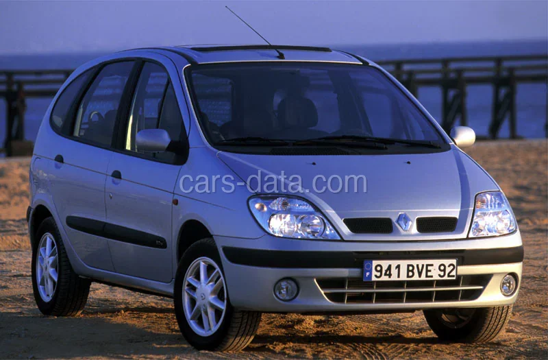 Renault Scénic RT 1.4 16V 1999 front view