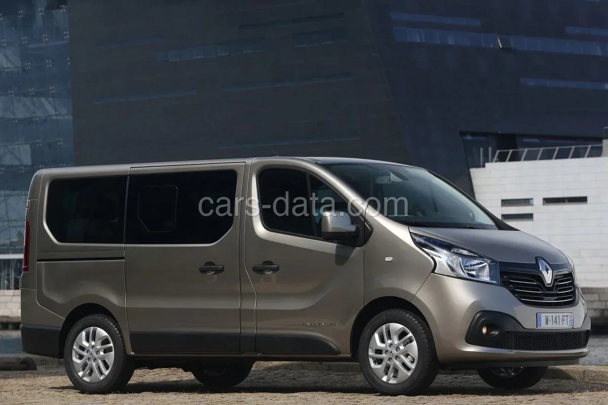Renault Trafic Passenger dCi 95 Energy Expression 2015 front view
