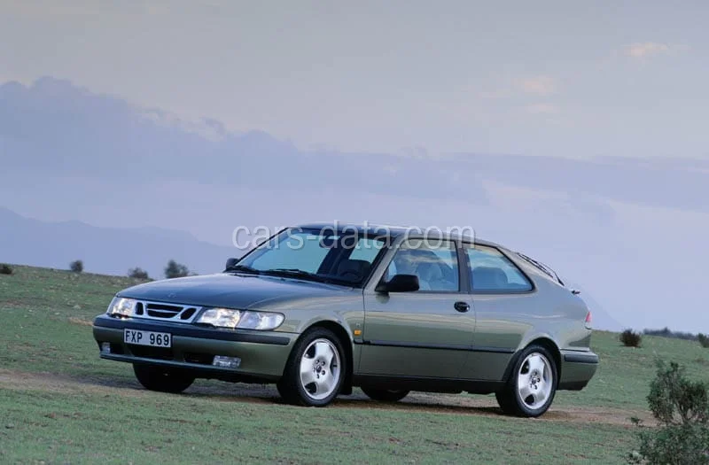 Saab 9-3 Coupé 2.2 TiD 1998 front view