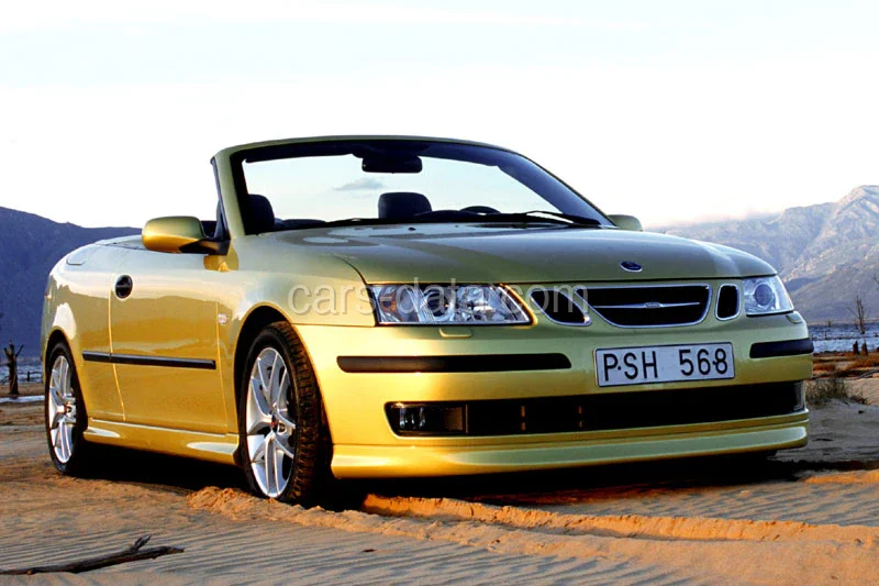 Saab 9-3 Cabriolet 2.0t Vector 2003 front view