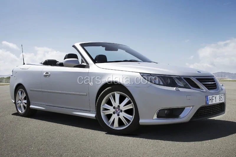 Saab 9-3 Cabriolet 2.0t Vector 2007 front view