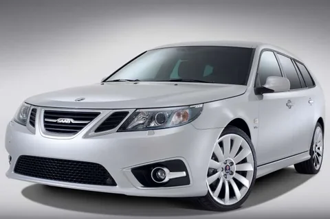 Saab 9-3 Sport Estate 2.0t Griffin 2011 view 3