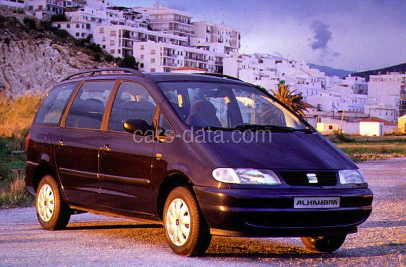 Seat Alhambra 2.0i Luxe 1996 front view
