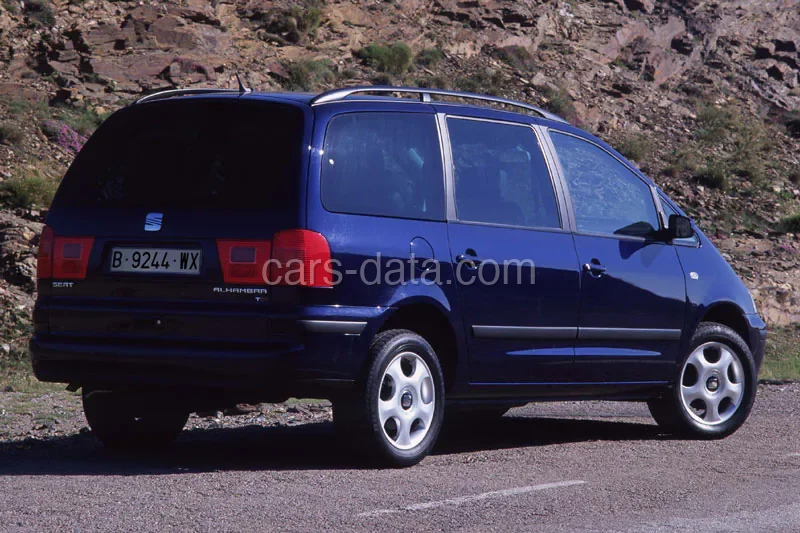Seat Alhambra 1.9 TDi 130hp Reference 2004 front view