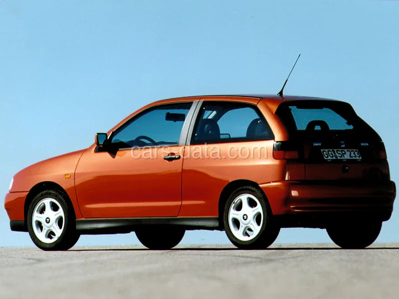Seat Ibiza 1.9 D E 1997 front view