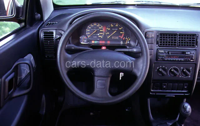 Seat Ibiza 1.9 D E 1997 front view