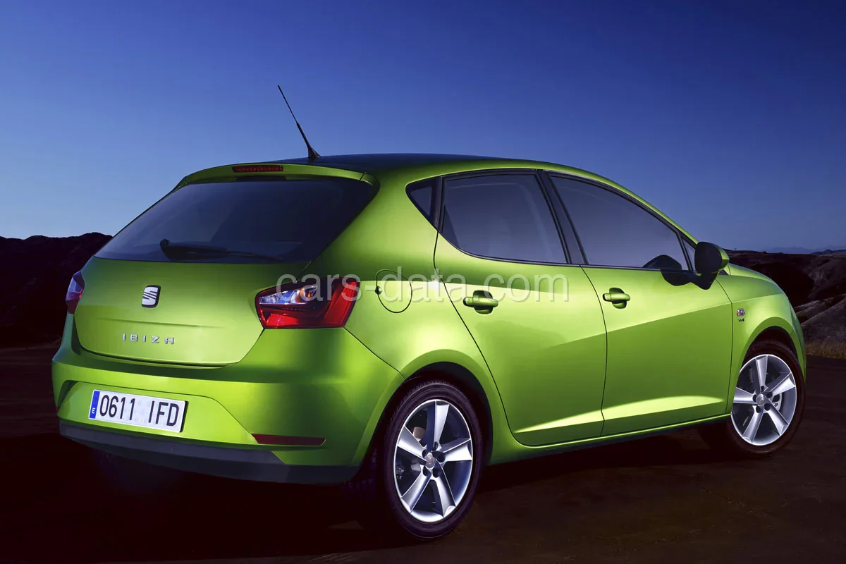 Seat Ibiza 1.2 60hp Reference 2012 front view