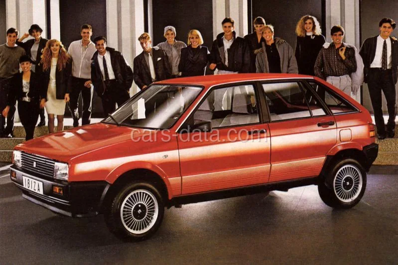 Seat Ibiza 1.5 GL 1987 front view