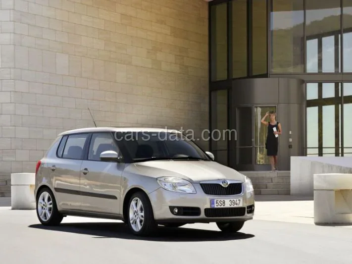 Skoda Fabia 1.2 6V Plus 2008 front view