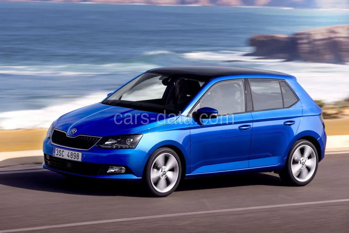 Skoda Fabia 1.0 55kW Greentech Active 2015 front view
