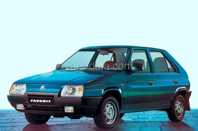 Skoda Favorit 1.3 E 1991 front view