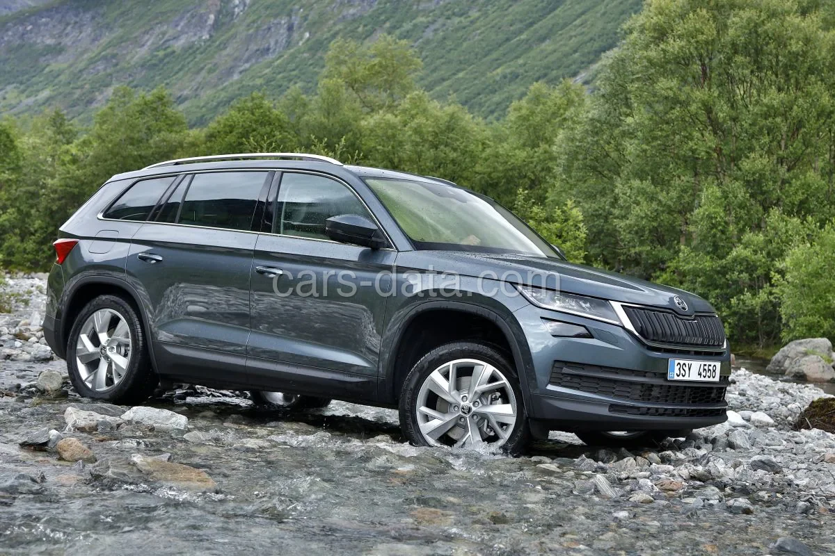 Skoda Kodiaq 1.4 TSI Greentech Active 2017 front view