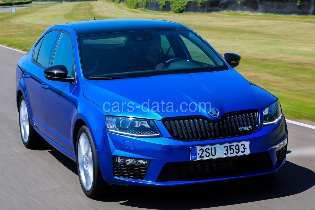 Skoda Octavia 2.0 TSI RS 2013 front view