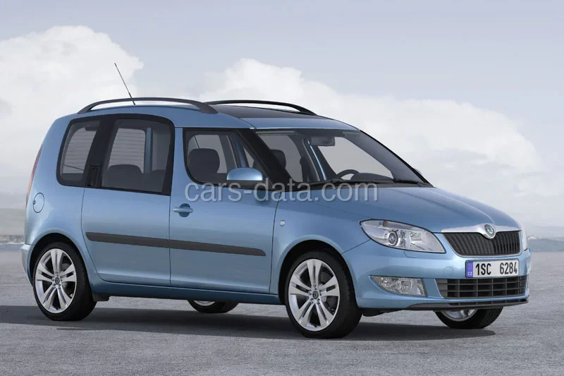 Skoda Roomster 1.2 Active 2011 front view