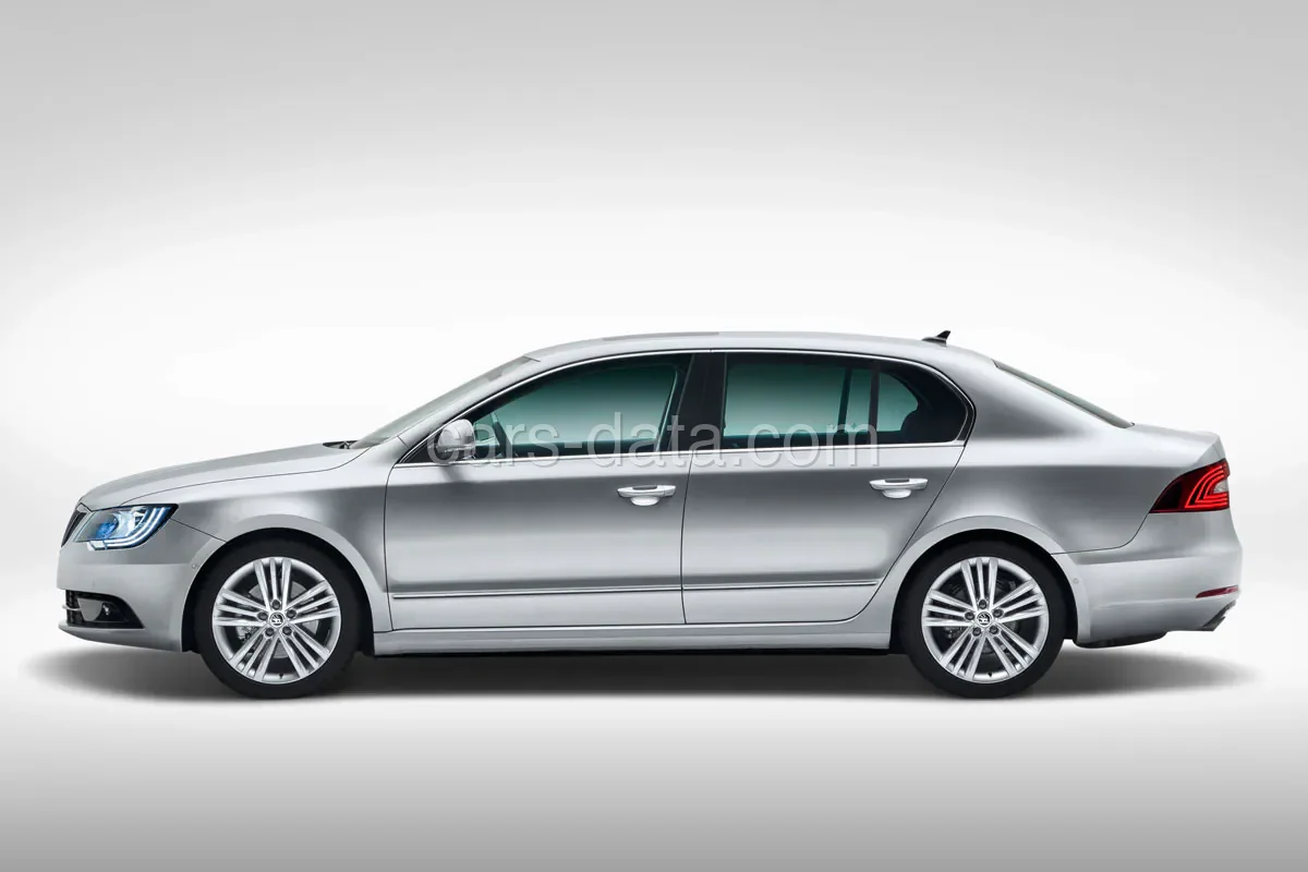 Skoda Superb 1.8 TSI Champs Élysées 2014 front view