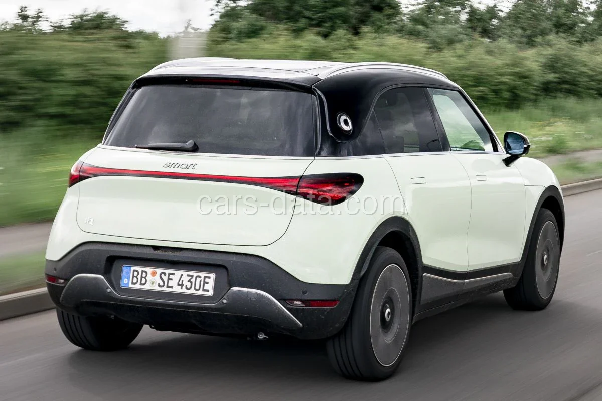 Smart #1 66kWh Pro+ Black Collection 2026 suv vista frontale