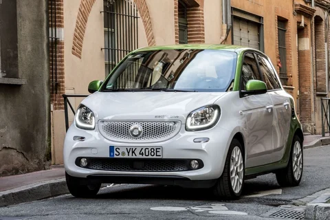 Smart forfour electric drive Business Solution 2017 view 2