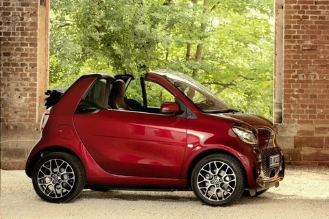 Smart fortwo cabrio EQ essential 2020 view 5