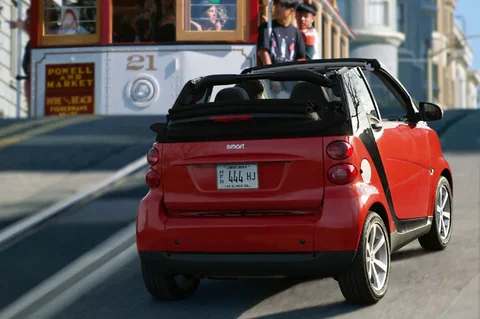 Smart fortwo cabrio Brabus 72kW 2007 view 12