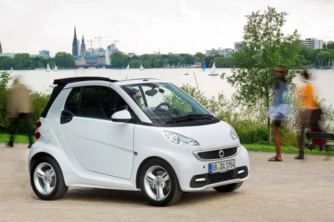 Smart fortwo cabrio Brabus 72kW 2012 view 12