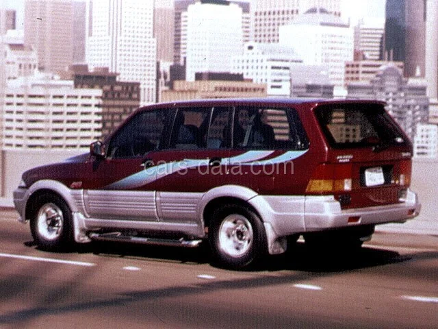 SsangYong Musso EX 3.2 1996 front view