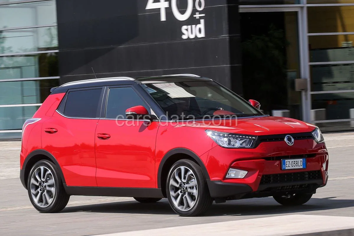 SsangYong Tivoli 1.6 e-XDi Quartz 4WD 2016 front view
