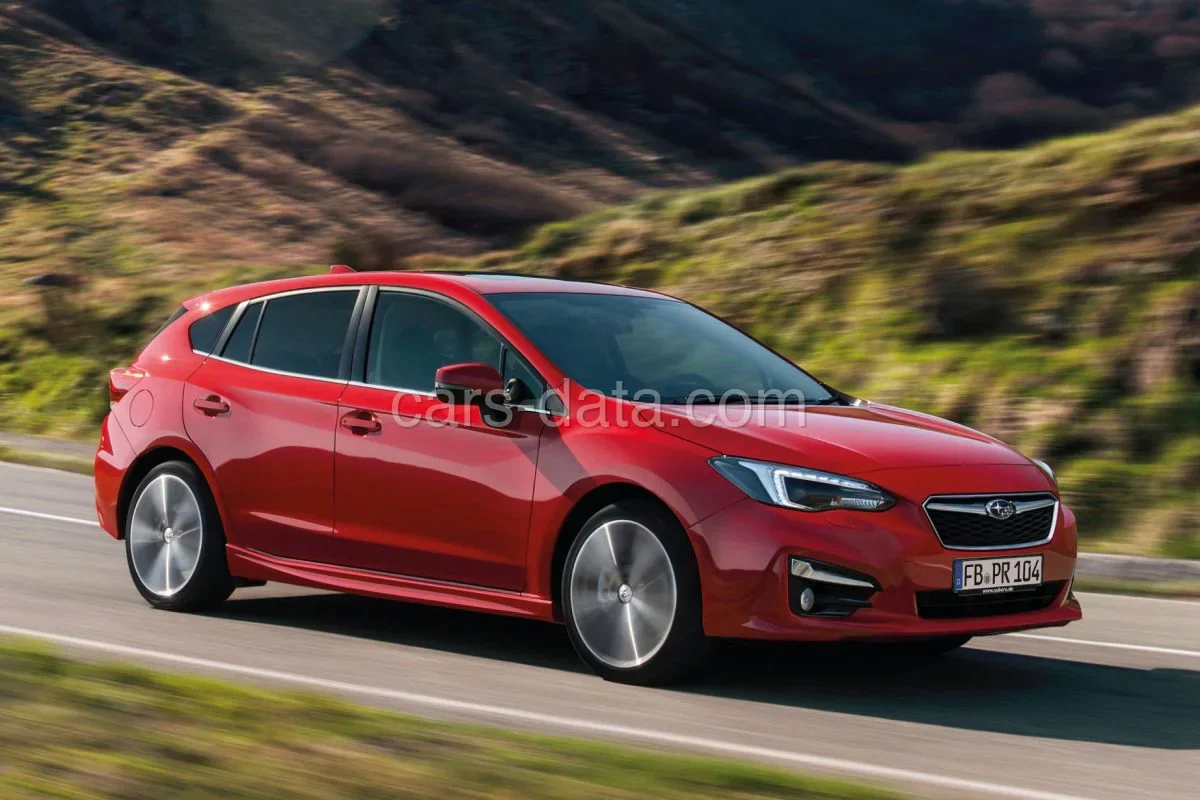 Subaru Impreza 1.6i Pure 2017 front view