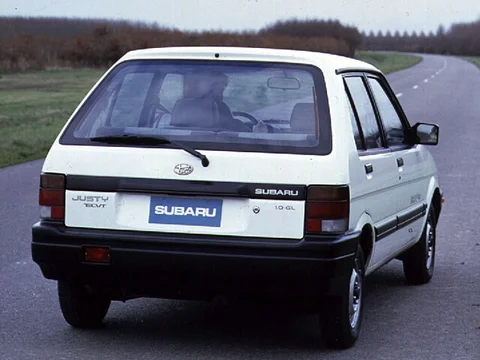 Subaru Justy 1.0 GL 1989 view 2