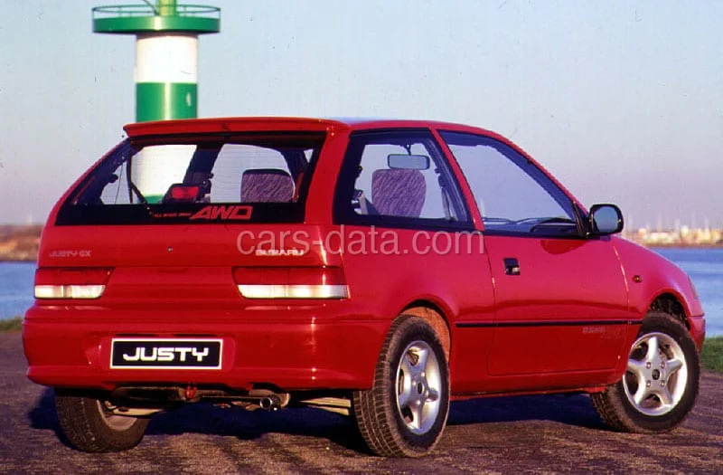Subaru Justy 1.3 GX AWD 1996 front view