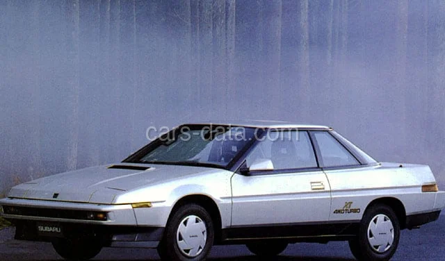 Subaru L-Series 1.8 XT Turbo 1986 front view